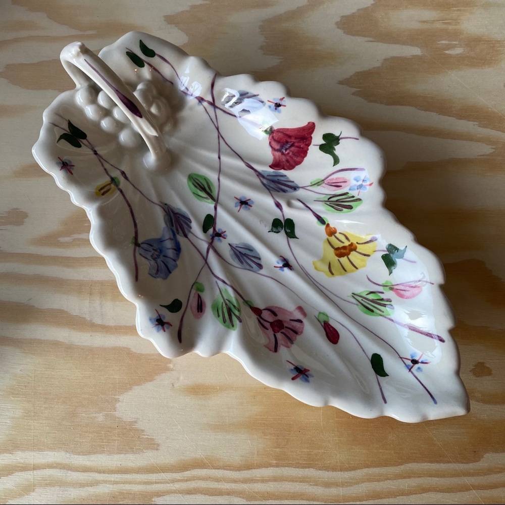 BLUE RIDGE China southern porcelain floral dish